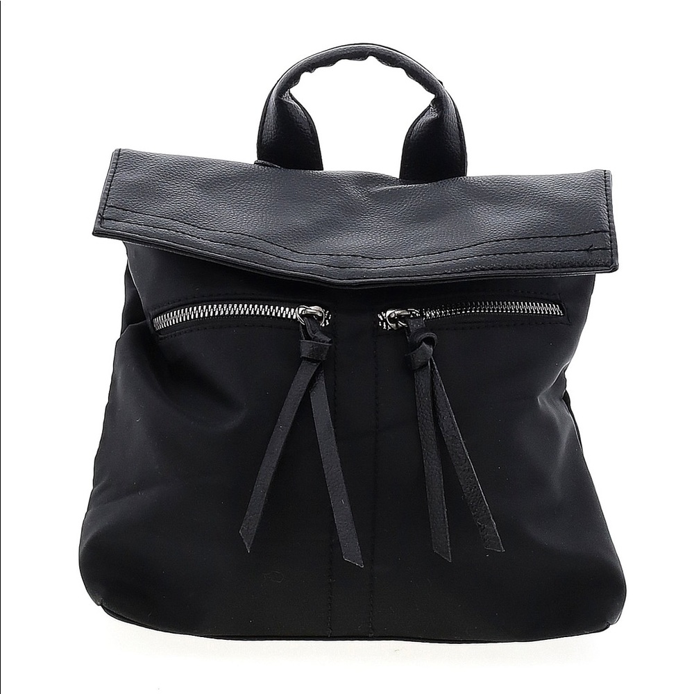 Botkier New York Black Leather Mini Backpack